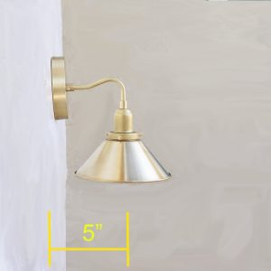 brass-shade-wall-light-5 mid-century wall sconce