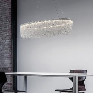 chain-tassel-chandelier-3 chain chrome chandelier