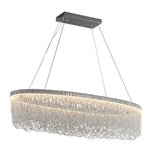 chain-tassel-chandelier-8 aluminum chrome tassel chandelier