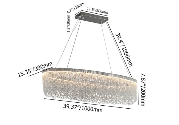 chain-tassel-chandelier-9 chain tassel led chandelier