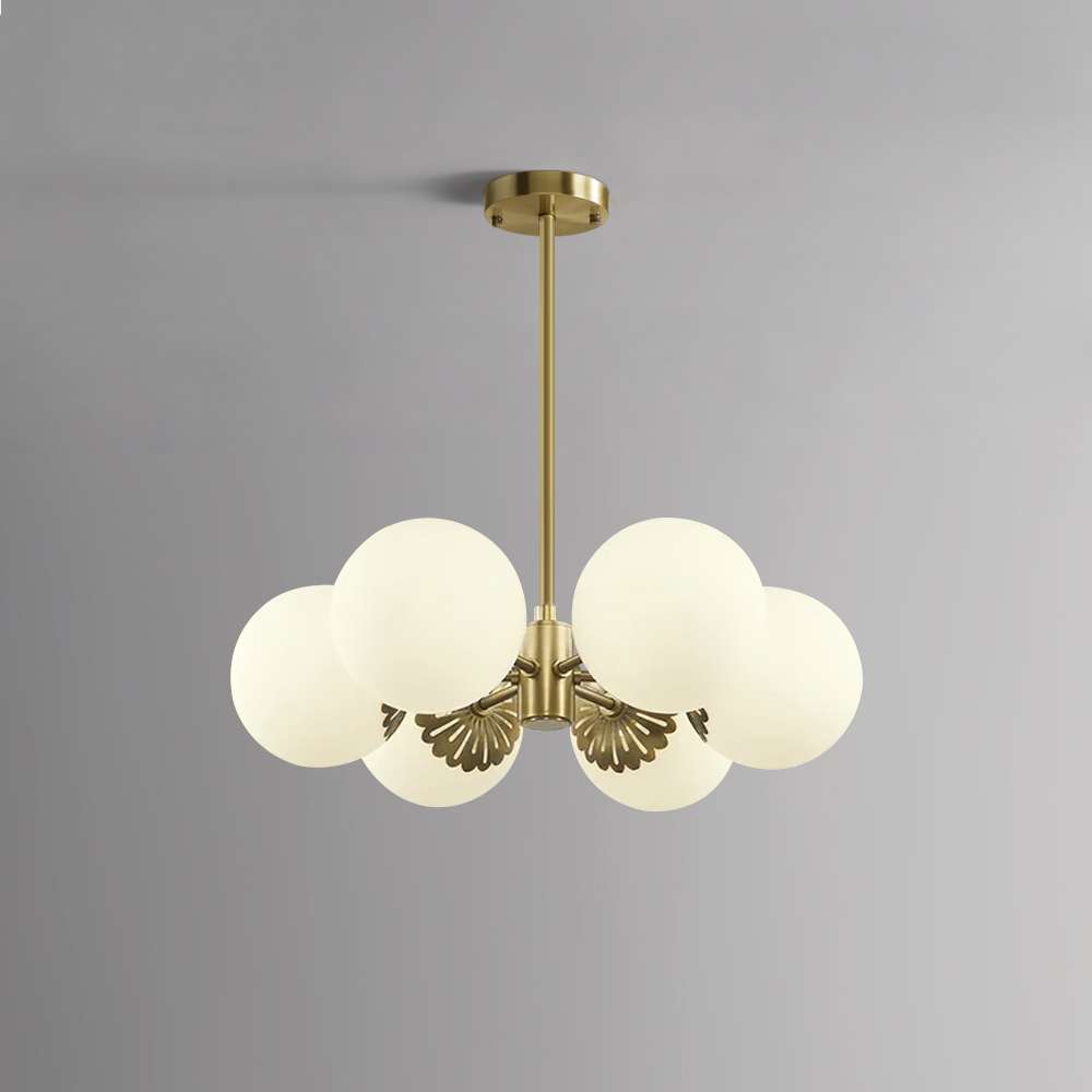 droplet crystal ball chandelier