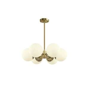 dewdrop globe chandelier
