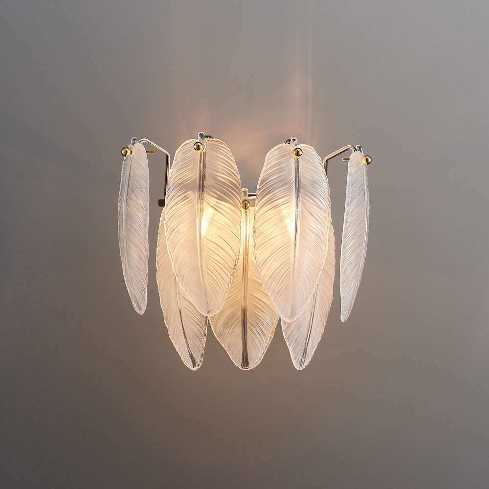 feather-white-glass-sconce-11 white glass wall sconces