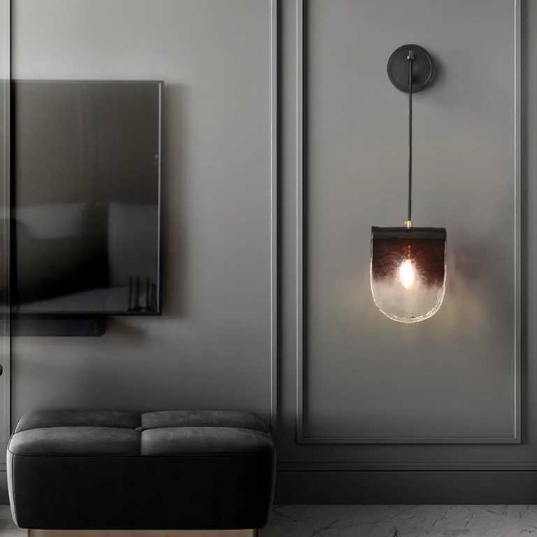 glass wall sconces