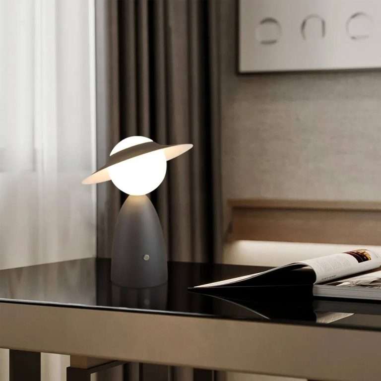 grey touch desk lamp