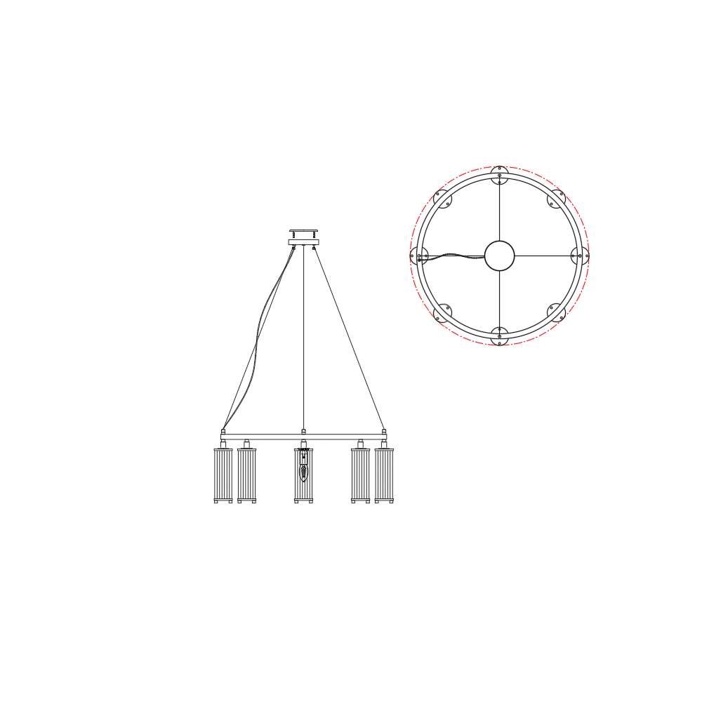 hudson-valley-lighting-ring-chandelier-19 circular chandelier light