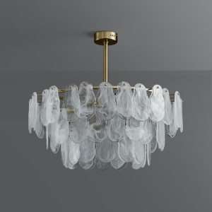modern retro chandelier