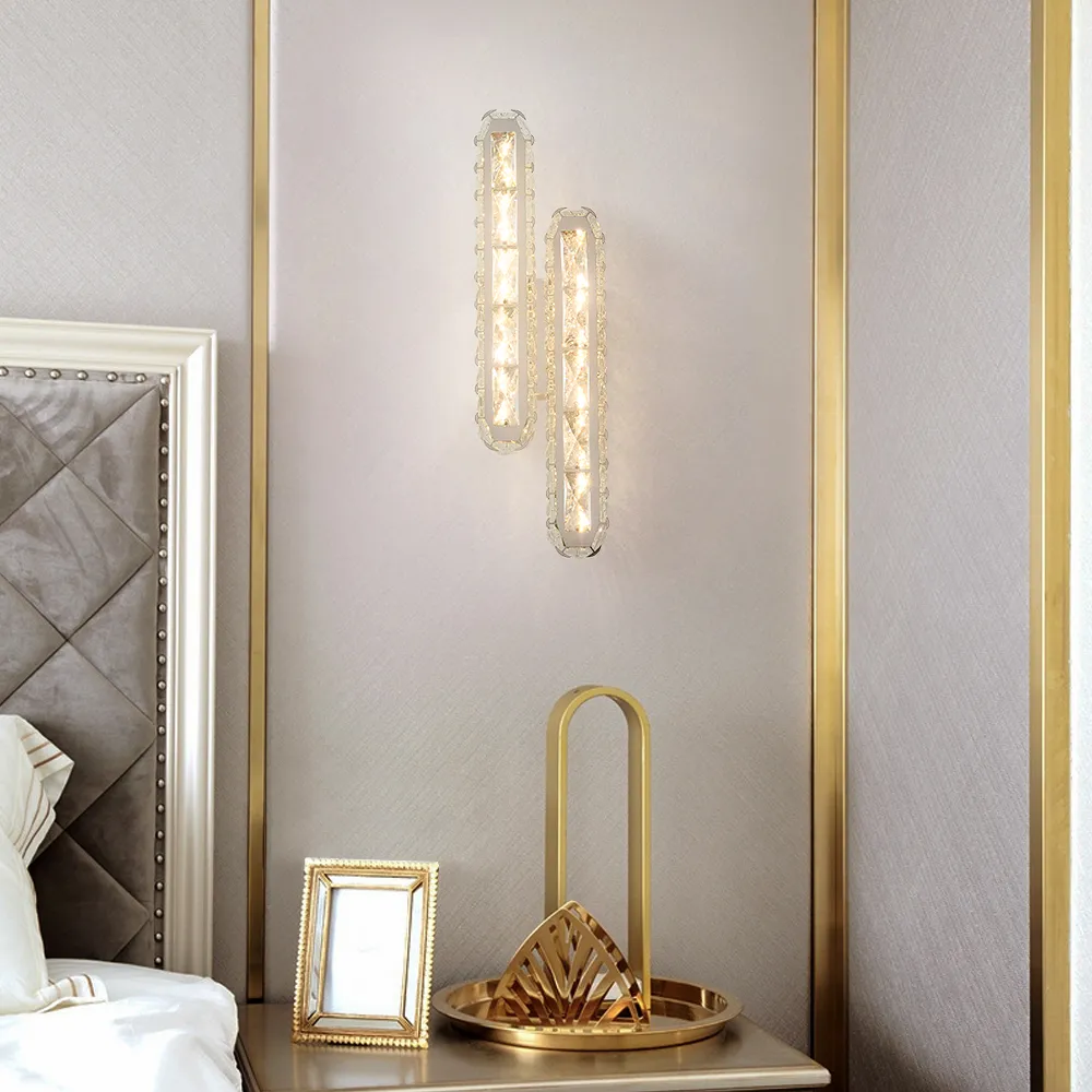 light-glam-crystal-shade-chrome-sconce-6 elegant bedroom fixtures