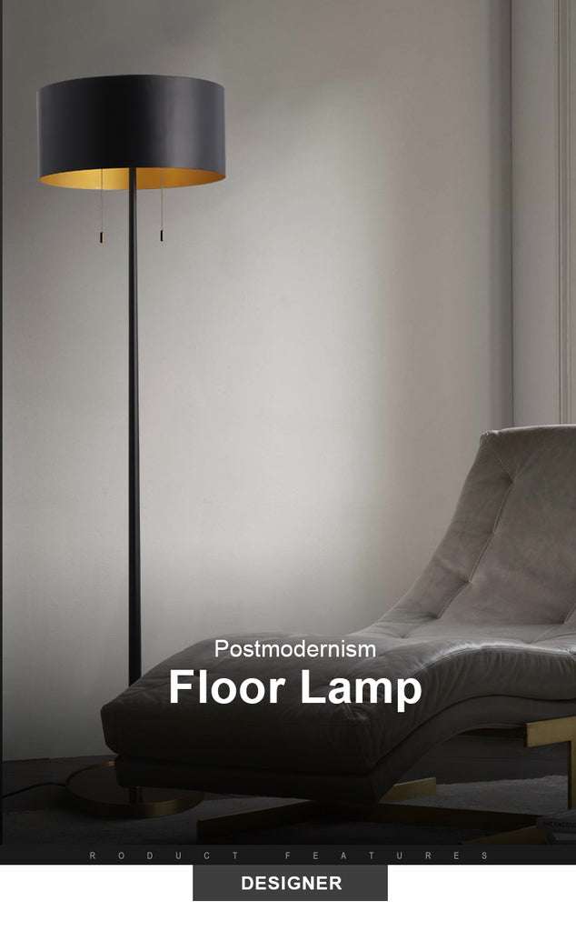 Modern Black Floor Lamp matte modern black floor lamp by violetta