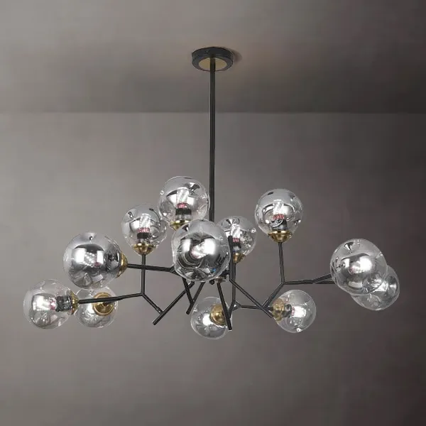 modern-chandelier-for-living-room-globe-glass-shade-black-chandelier-0_11zon modern chandelier for living room globe glass shade black chandelier