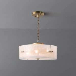 modern-glass-shade-round-chandelier-11 round glass shade chandelier