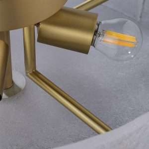 modern-glass-shade-round-chandelier-15 elegant glass shade chandelier