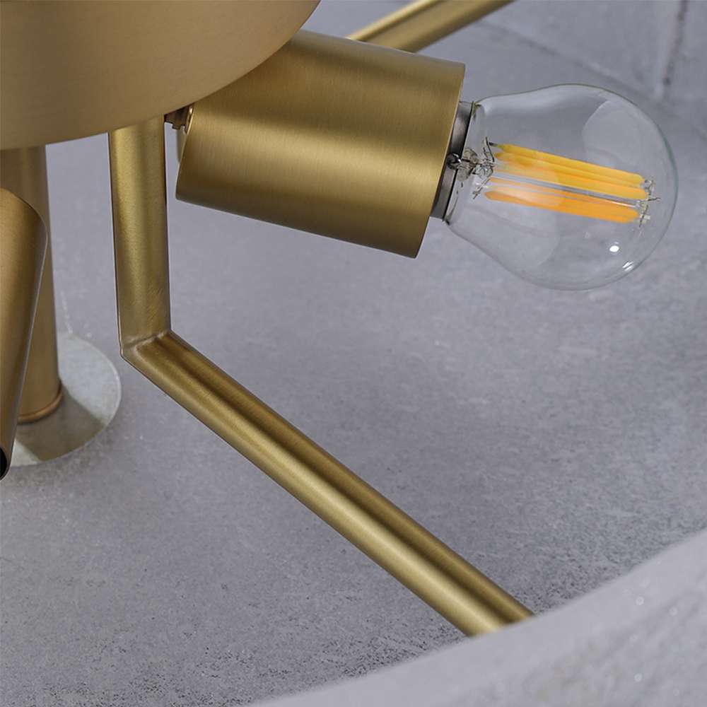 modern-glass-shade-round-chandelier-15 elegant glass shade chandelier