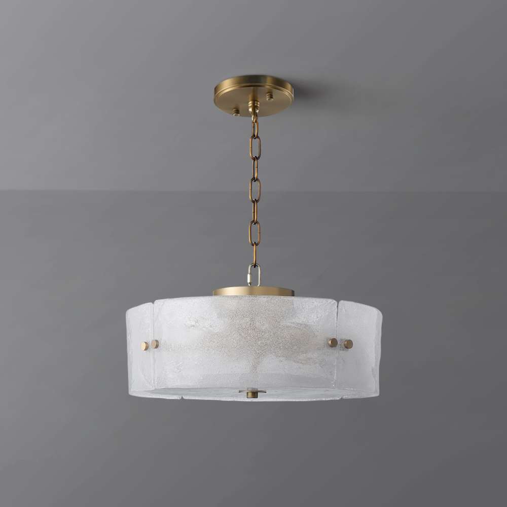 modern-glass-shade-round-chandelier-17 modern 16-inch chandelier