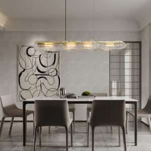 modern-water-ripple-glass-island-chandeliers-18 modern glass chandelier