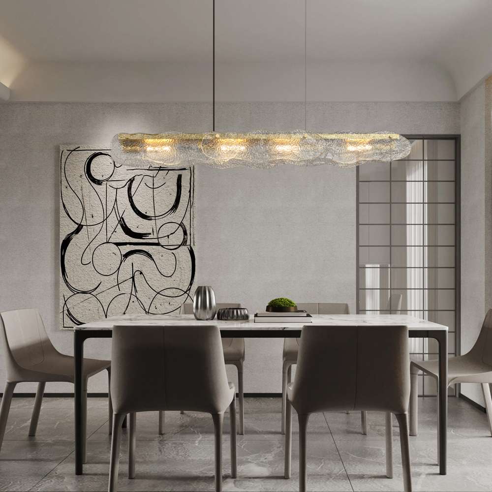modern-water-ripple-glass-island-chandeliers-18 modern glass chandelier