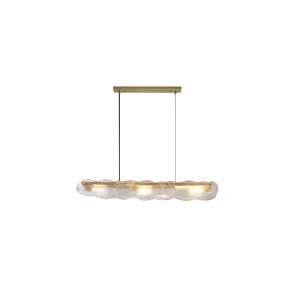 modern-water-ripple-glass-island-chandeliers-27 sleek modern glass chandelier