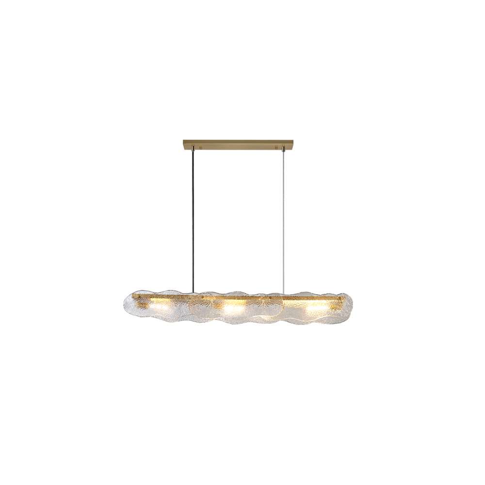 modern-water-ripple-glass-island-chandeliers-27 sleek modern glass chandelier