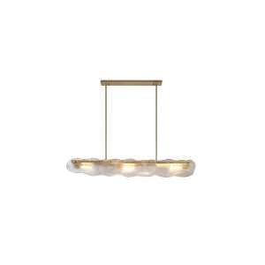 modern-water-ripple-glass-island-chandeliers-28 chandelier with water ripple design