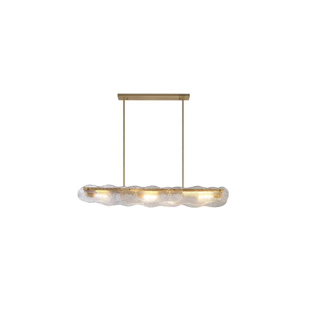 modern-water-ripple-glass-island-chandeliers-28 chandelier with water ripple design
