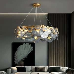 smoky-gray-glass-chandelier-10 smoky gray glass chandelier
