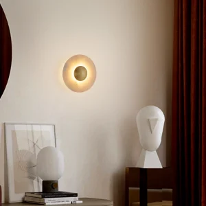 wall-marble-aromas-lamp-3 Aromas Coss Matt White Wall Sconce, versatile design for illumination and decoration, customizable diffuser