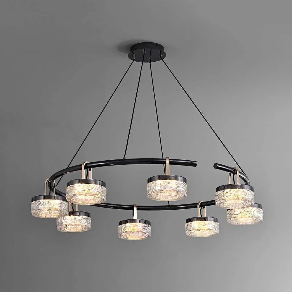 unique-home-decor-gold-chandelier-black-light-fixtures-for-modern-interiors-10 black and gold light fixtures