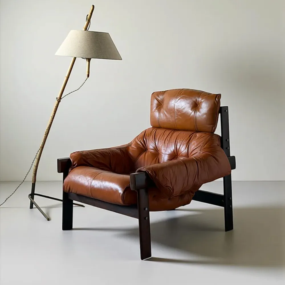 mp-41-lounge-chair-mid-century-modern-leather-accent-chair-1 Mp-41 Lounge Chair Mid Century Modern Leather Accent Chair
